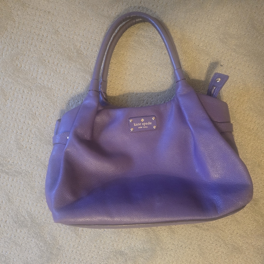 Kate Spade Violet Leather Satchel - Picture 12 of 13